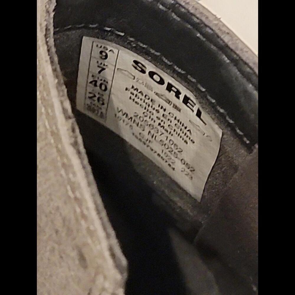 Woman's Boots SOREL Evie™ II Zip Quarry, Grill Color Waterproof Size 9 - Picture 14 of 15